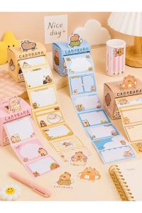 Capybara Kapibara Okul Etiketi- 70 Adet Okul Etiketi - Ajanda, Günlük, Scrapbook Çıkartma